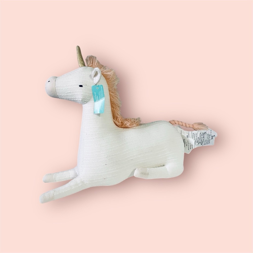 Pillowfort Target Exclusive 2020 Unicorn Plush 12" Decorative Linen Throw Pillow